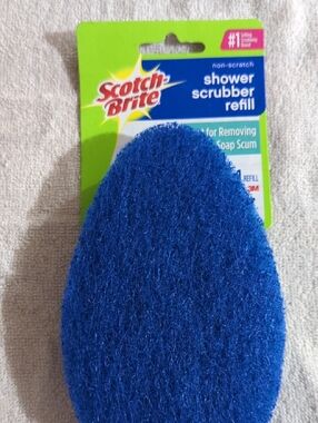 Blue Shower Scrubber Refill - Non-Scratch